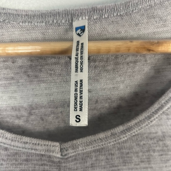 Kuhl Sylvie Sweater Women's Grey Linen Blend size small - Picture 4 of 9